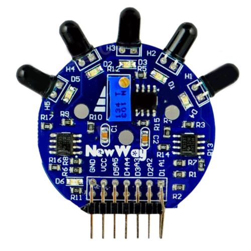 5-Channel Detector Detection Sensor Module 3.3V~9V DIY Blue