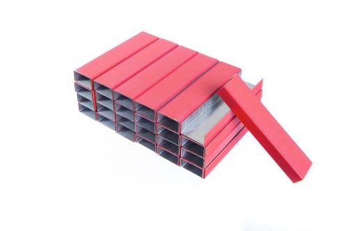 Premium Standard StaplesHalf Strip Size (26/6) Red 5000 per box PraxxisPro Of...