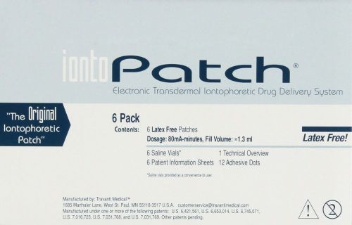 IontoPatch 80 Iontophoresis Delivery System 6 Kit Per Box