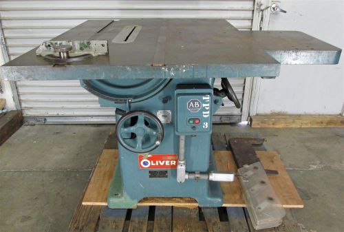 Oliver 270-d tablesaw table saw 14&#034; 16&#034; 5 hp 3ph for sale