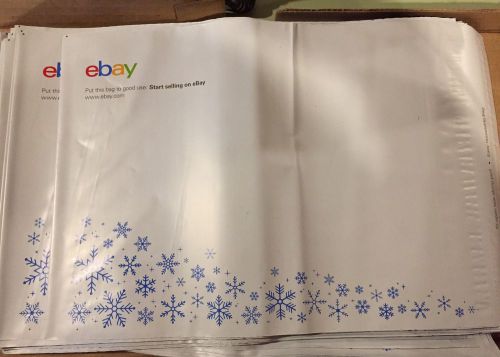 Holiday-Themed eBay Branded Poly-Jacket Envelopes 10” x 12.5” - 50 bags