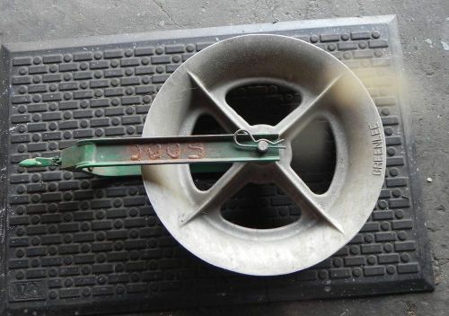 Greenlee hook-type sheave no 639 / 652.  cable pulley lot. 4000 lb. for sale