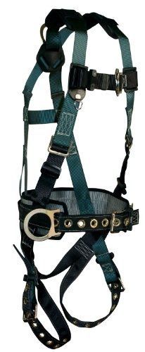 Falltech 7073lx foreman full body harness with 3 d-ring and tongue buckle leg for sale