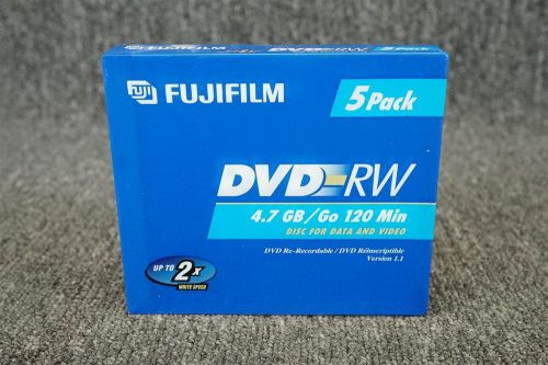 Fujifilm DVD-RW 5-Pack 4.7 GB / 120 Min