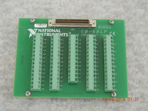 National instruments cb-68lp i/o connector block, 777145-01, excellent condition for sale
