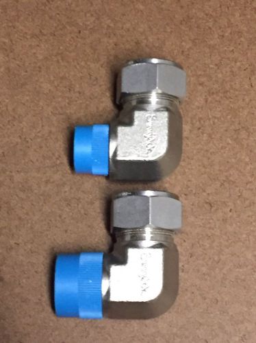 Swagelok stainless steel tubing fittings 1&#034; elbows lot for sale