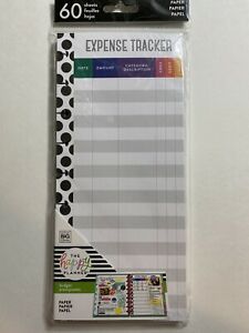 Me &amp; My Big Ideas The Happy Planner Paper Budget Expense Tracker NEW Free Ship