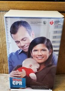 Infant CPR Anytime DVD Training Kit Complete Baby Manikin AHA New Open Box