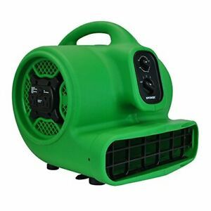 XPOWER P-430AT Medium Air Mover Utility Blower Fan with Built-In Power Outlet...