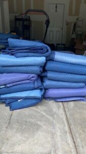 moving blankets - one time use / group of 10