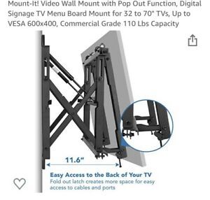 mount it  Industrial Quality Resturant Menu Board,digital Sign, Or tv wall mount