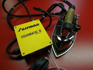 Sussman Aquamatic II Iron and Pump with New teflon shoe. &#034;Tested Great&#034;