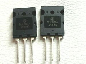 5x MJL1302A + 5x MJL3281A Audio Power Amp Transistor 260V 15A  5 PAIRS