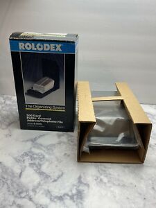 Vintage Rolodex Model S-500C Address/Telephone Black Box File NEW