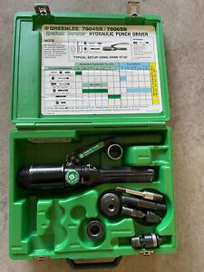 Hydraulic Greenlee 7804SB/7806SB Quick Draw Punch Driver With Accessories