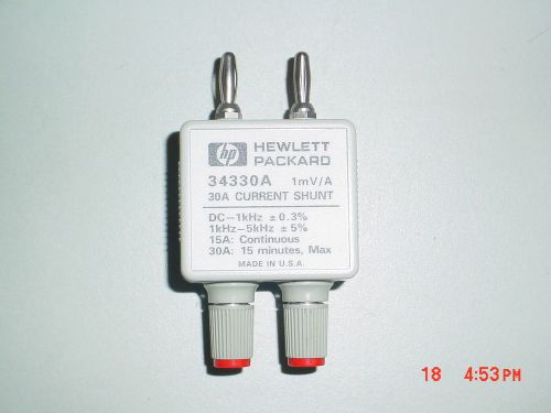 HP Agilent 34330A 30 Amp Current Shunt