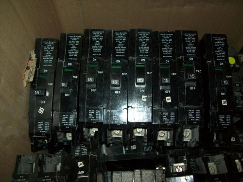 **(LOTS OF 5)***GE TEY115 1 Pole 15amp Breakers***LARGE QTY AVAILABLE****