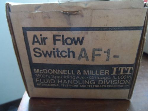 Mcdonnell &amp; miller itt af1 air flow switch itt  new for sale