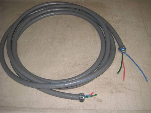1/2&#034; x 18&#039; flexible water tight electrical pvc conduit with wire for sale