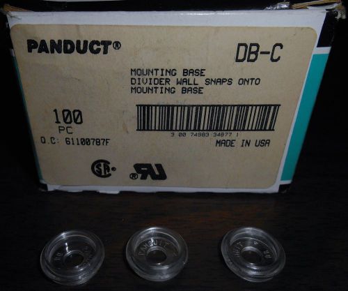 Panduit db-c divider wall mounting clip,pk 90 for sale