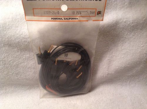 Pomona 1727-24-0 pin tip stacking patch cable 10 pcs for sale