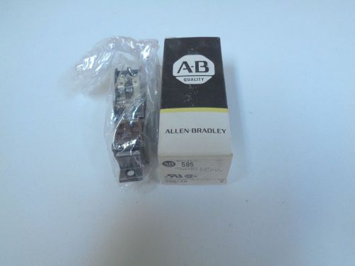 ALLEN BRADLEY 595-AA SERIES B AUXILIARY CONTACT - BRAND NEW! - FREE SHIPPING!!!