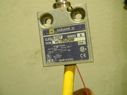 Square d 10a 125v/250v limit switch ms10s0300 ser. b for sale