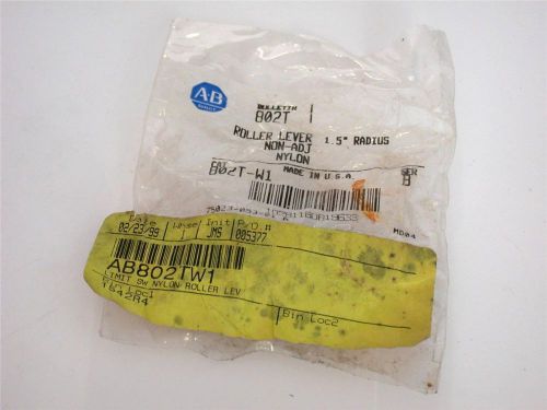 New allen bradley 1.5&#034; nylon roll lever 802t-w1 (2 available) for sale