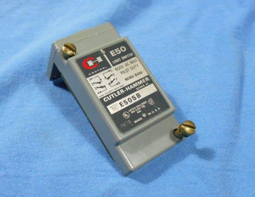 CUTLER HAMMER E50SB LIMIT SWITCH CONTACT BODY series A1 NEW NO BOX