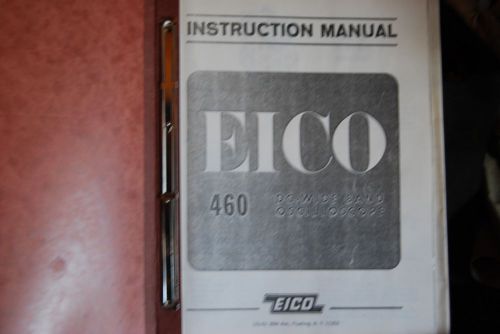 EICO 460 Oscilloscope Manual COPY