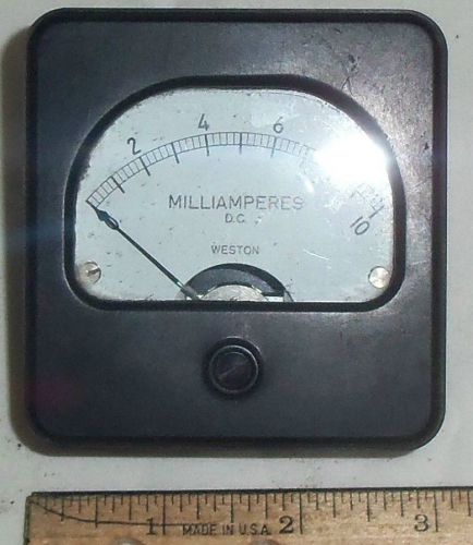Vintage Weston Milliamperes D.C. Model 301, Meter