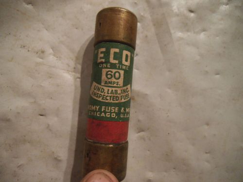 ECO 60 AMP One-Time Fuse 250V