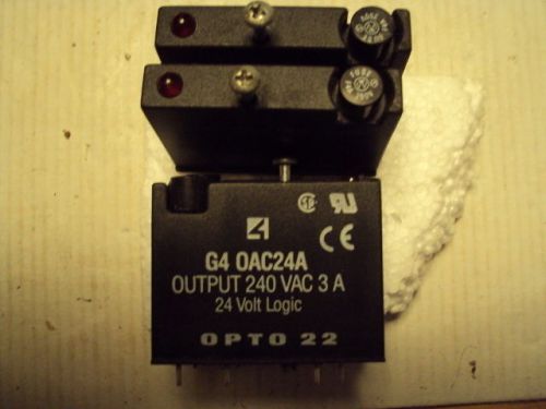 G4 OAC24A Analog Devices, opto 22, lot of 2, output 240vac 3 amp; 24v logic