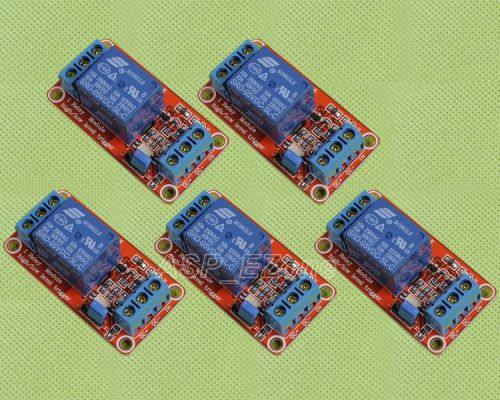 5pcs 5v 1-channel relay module with optocoupler h/l level triger for arduino for sale