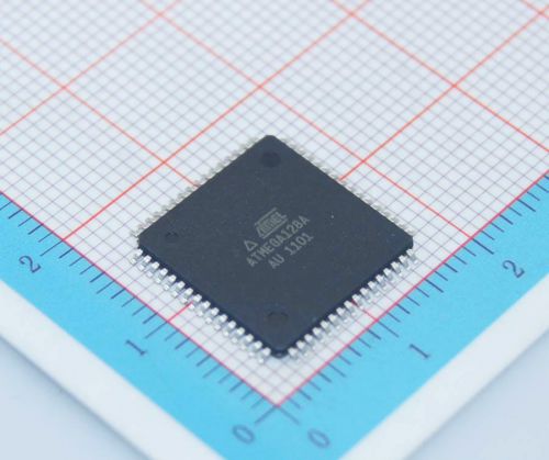 25pcs/lot ic atmega128a-au,8-bit avr microcontroller with 128kbytes flash for sale