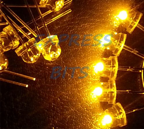 Pre wired straw hat 10x yellow leds 5mm 10000mcd ultra bright new led lights for sale