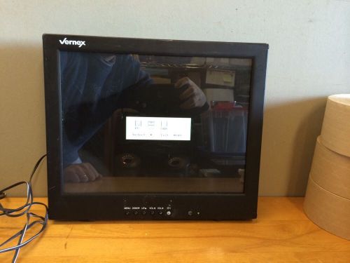 Vertex TFT LCD MONITOR MODEL VOLT1500 LS-1500 Powers Up But Otherwise UNTESTED