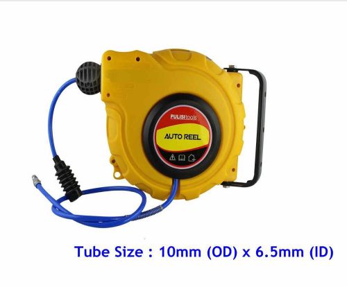 Pu 10mm tube 20m pipe automatic collapsible air hose reel work pressure 18bar for sale