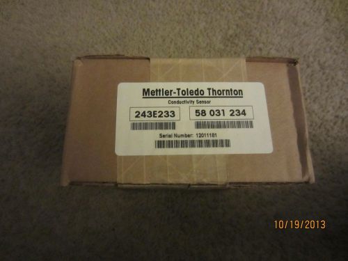 Mettler-toledo thornton mt conductivity sensor 243e233, 58 031 234 new in box for sale
