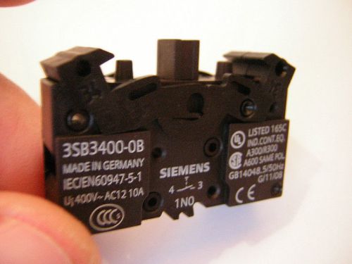 Siemens 3SB3400-0B contact block