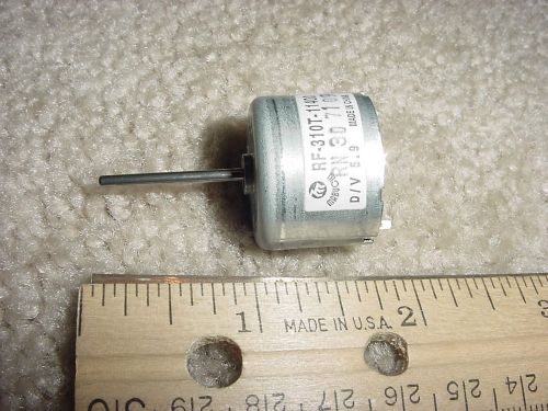 Small dc electric motor  mabuchi  2.5 vdc  2200 rpm m08 for sale