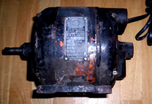 Vintage sunlight motors 1/4th hp electric motor usa ohio 1750 rpm tool for sale