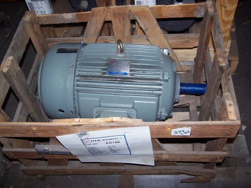 NEW TECO WESTINGHOUSE 10 HP AC ELECTRIC MOTOR 256T FRAME 230/460 VAC 1200 RPM