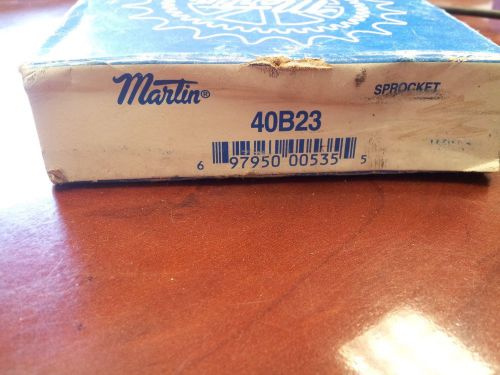 MARTIN 40B23 SPROCKET NIB MADE IN USA EXPEDITED SHIPPING