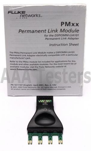 Fluke dsp-pm14a idc permanent link personality module dsppm14a 4 dtx-pla001 for sale