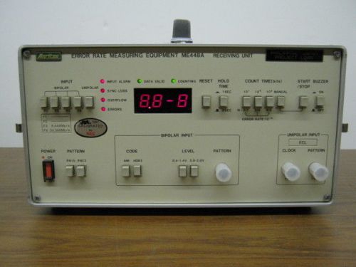 Anritsu me448a/16.45 error rate measuring t/s for sale