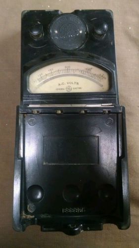 Antique GE General Electric 8AS5VAN6 Volts meter Volt 300 Volt No.3226583