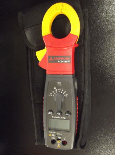 AMPROBE ACD-23SW, Digital Clamp On Ammeter, TRMS, 40 MOhms MINT CONDITION LQQK !