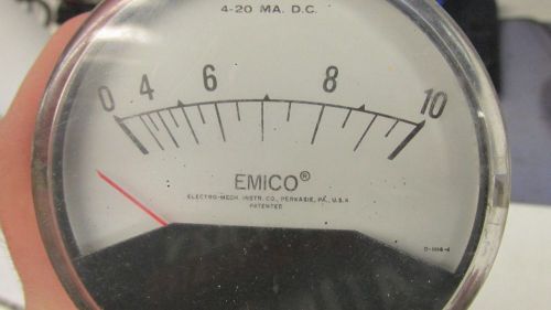 Emico milli-amp meter 0-10 milli-amps Used BR