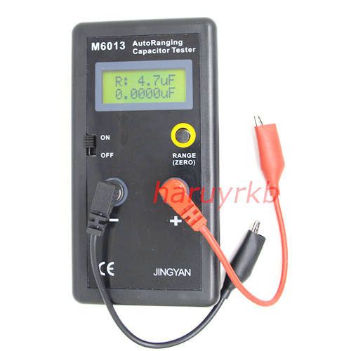 Auto range digital led capacitor capacitance tester meter cap 0.01pf to 47mf for sale
